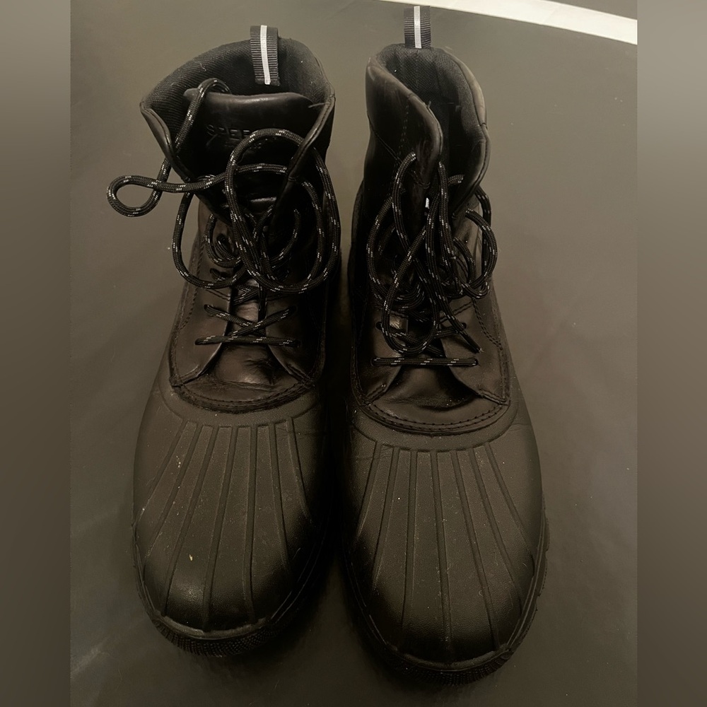 Sperry Men's Black Rain Boots